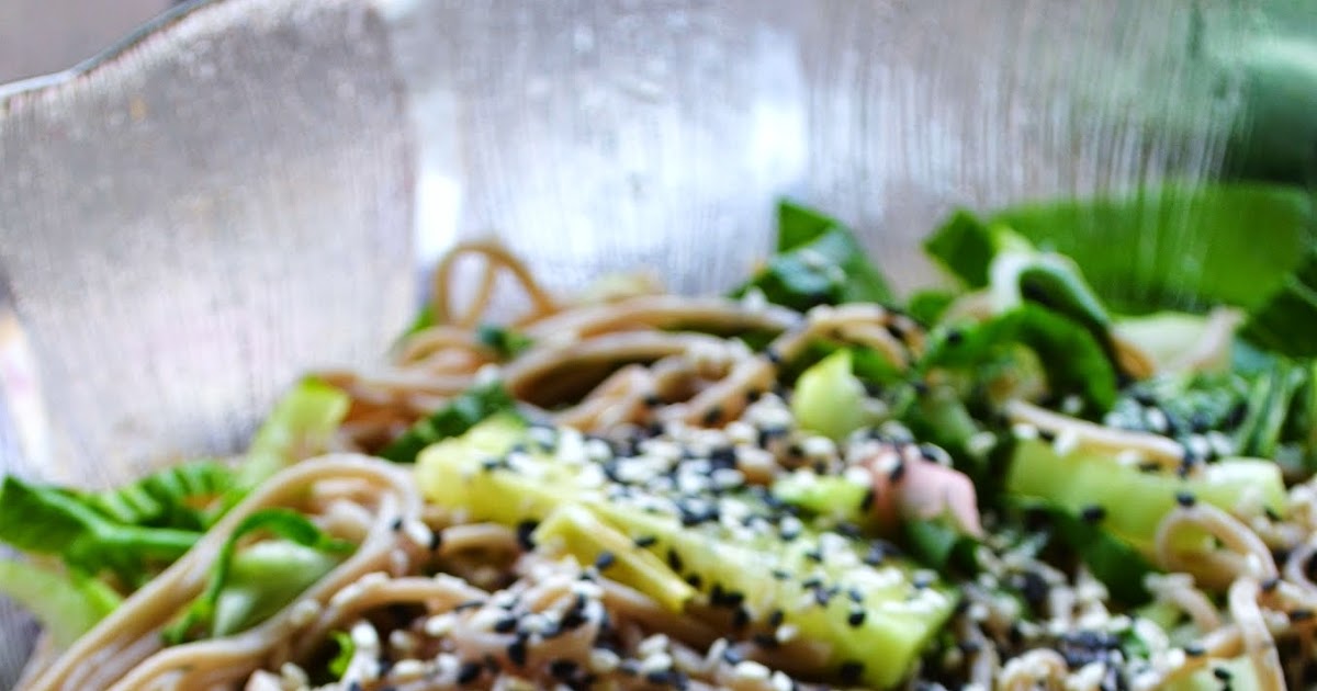 Gormandize Quinoa Soba Noodle Salad with Bok Choy & Sesame
