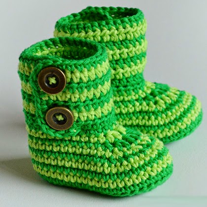 Crochet Baby Booties Free Pattern