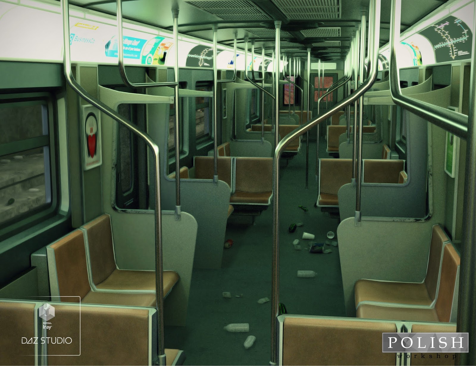 Download DAZ Studio 3 for FREE! DAZ 3D Subway Train