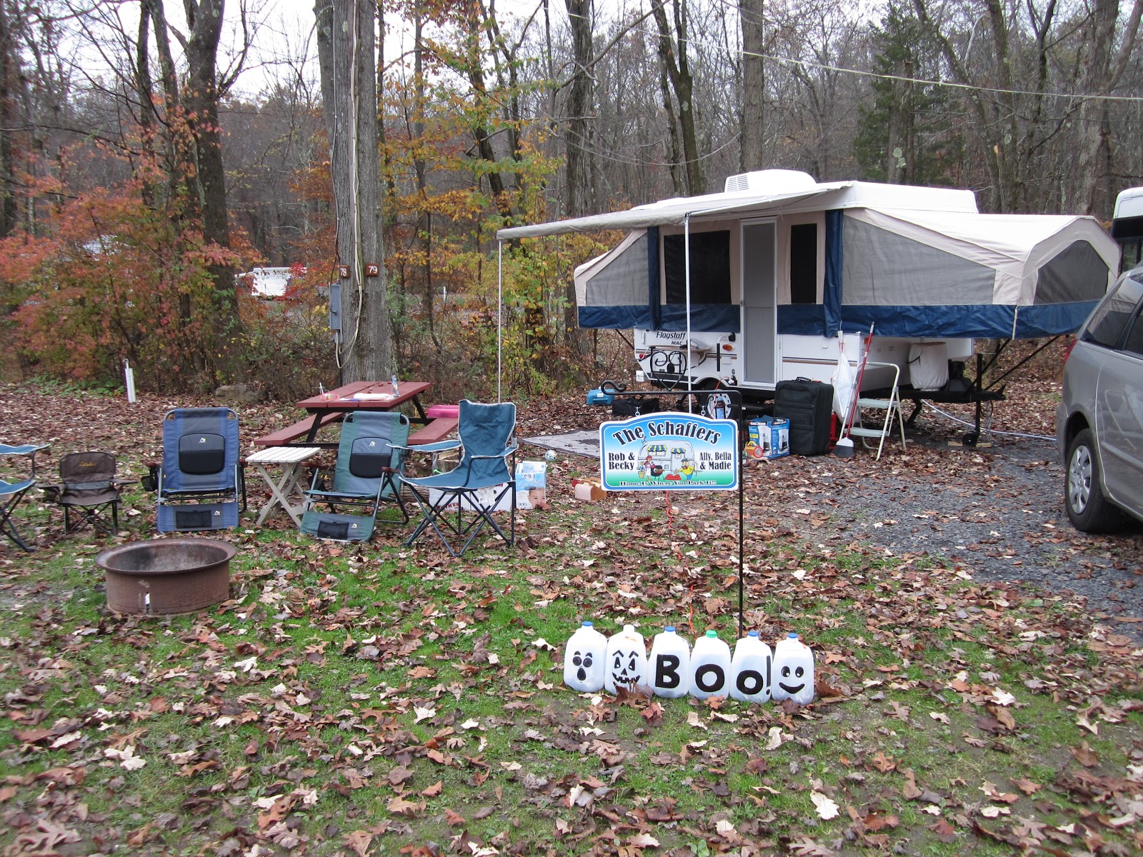 The Schaffer S Rv Trip Log Little Red Barn Campground Halloween
