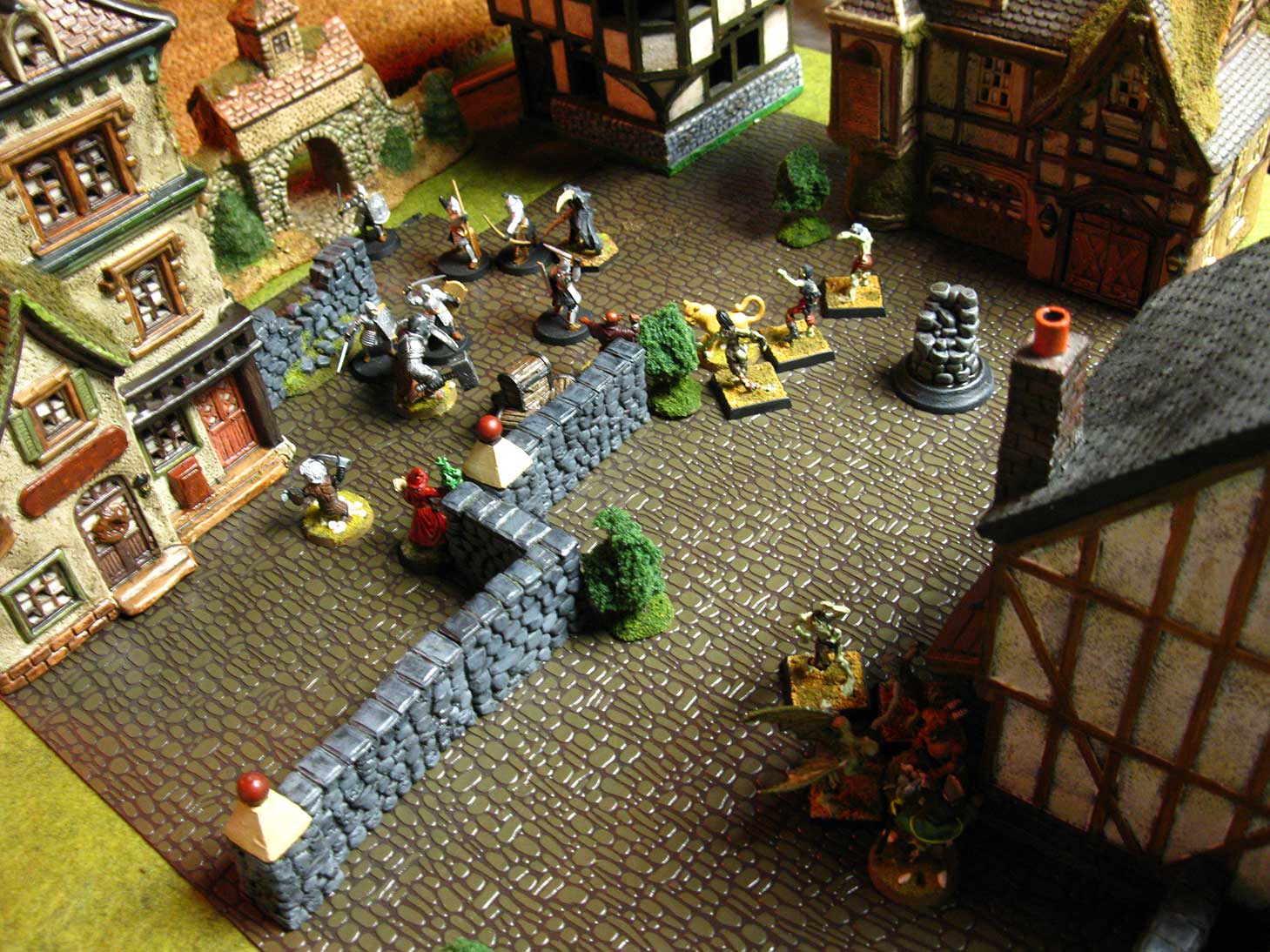 Song of Blades & Heroes Campaign, Session 3 The Deserted Village Chicago Skirmish Wargames