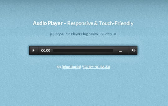 Responsive & Tough Friendly Audio Player Responsive & Tough Friendly Audio Player