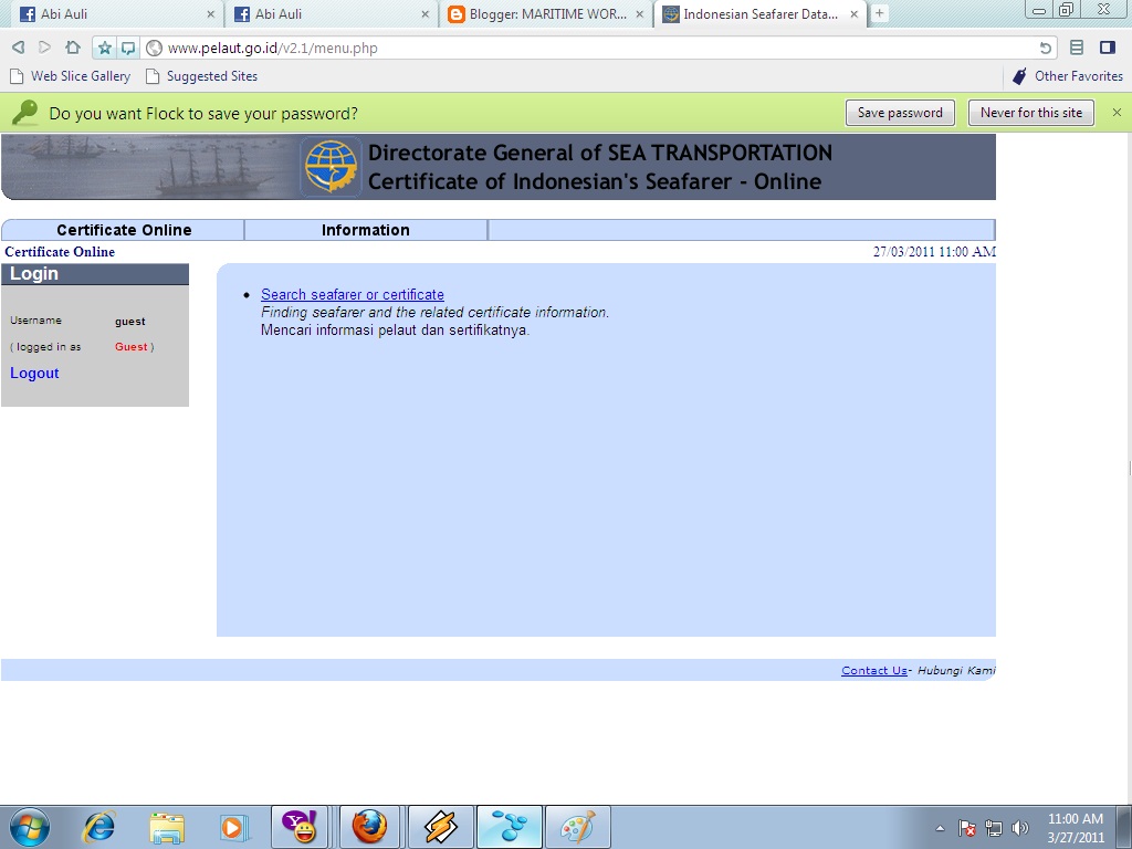 http www pelaut go id langkah langkah buka http www pelaut go id di