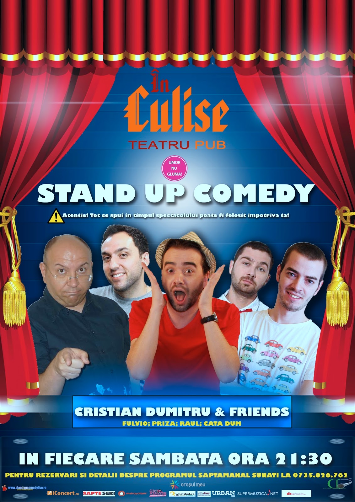 Sambata: Stand-Up Comedy Comedy Club Bucuresti Sambata: Stand-Up Comedy Comedy Club Bucuresti