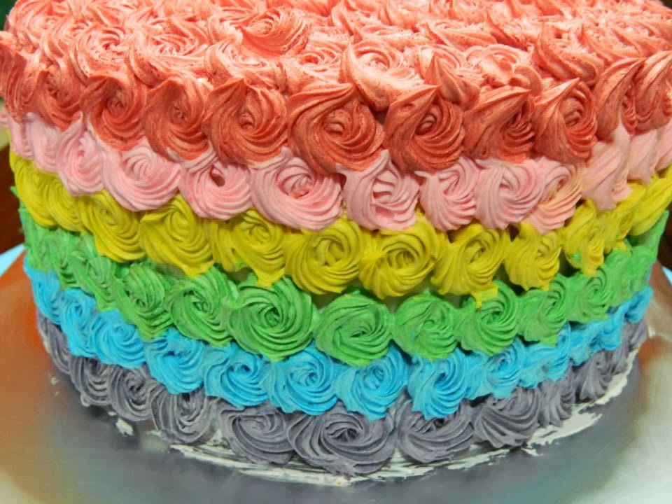 Rainbow Cakes