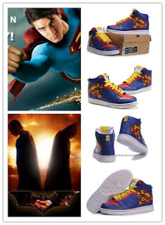 superman nike dunks