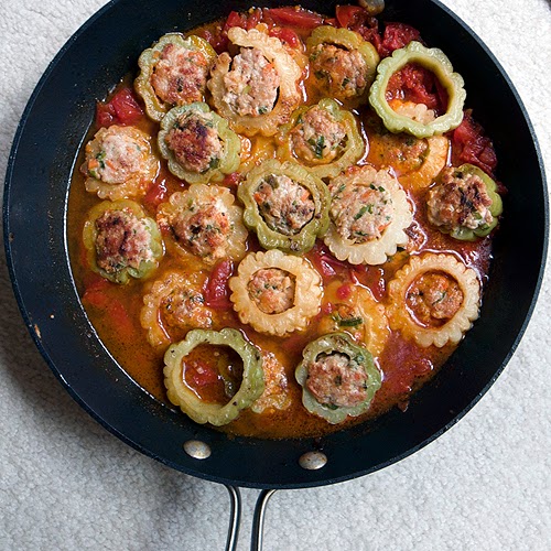 Javaholic Stuffed Bitter Melon in Tomato Sauce