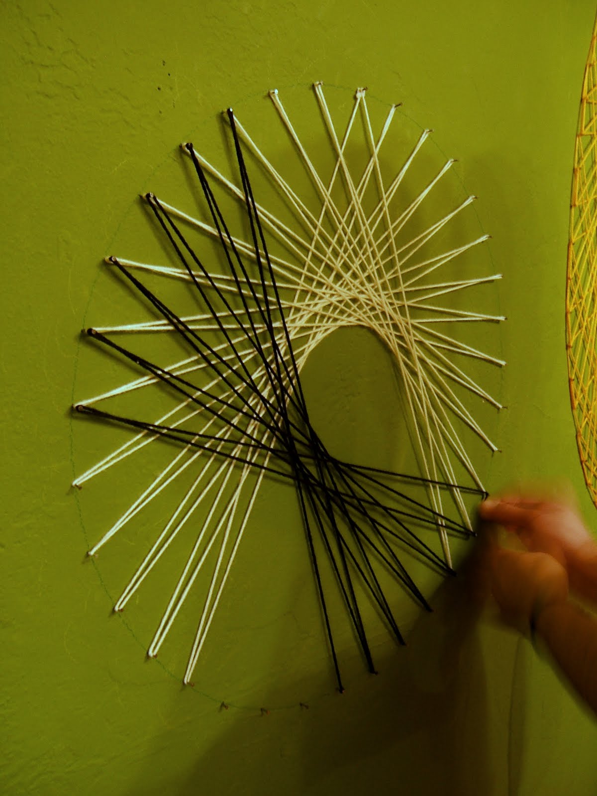 Nine Red How To String Wall Art