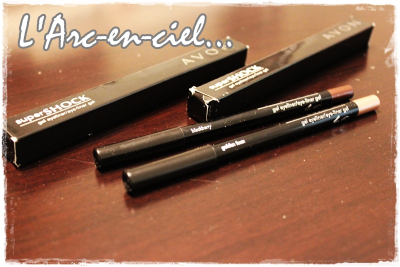 avon super shock jel goz kalemi blackberry ve golden fawn l arc en ciel