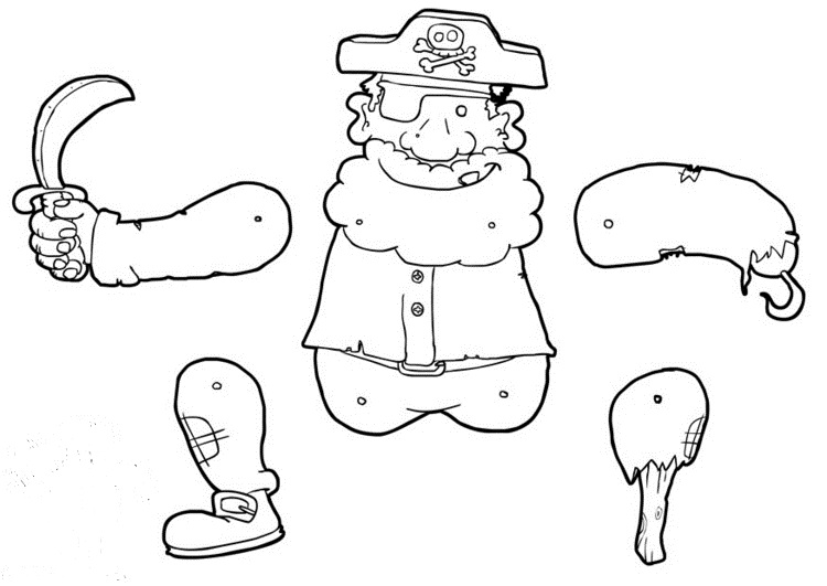páginas para colorir para imprimir e pintar bonecos