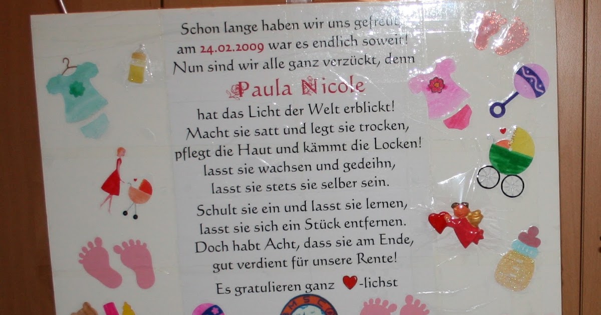 Pias Bastelwelt Plakat zum Bäumchenstellen