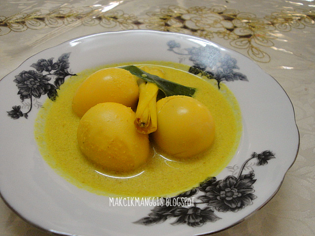 Jom Masak Jom Makan Makan Telur Ayam Masak Lemak Kuning