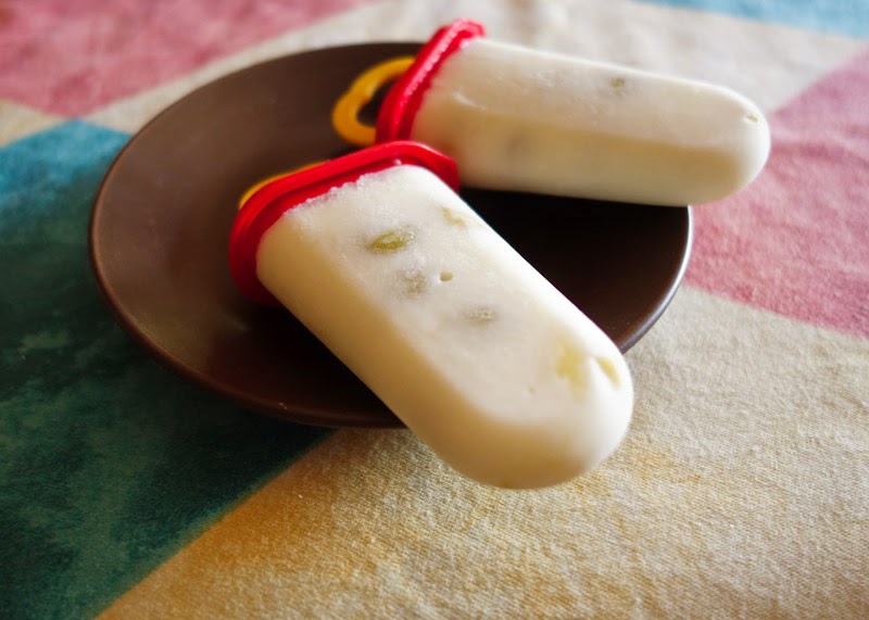 the indolent cook grape & yoghurt icy poles / popsicles
