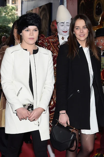 Princess Stephanie of Monaco and her daughters Camille Gotlieb and Pauline Ducruet attend the 39th International Monte-Carlo Circus Festival