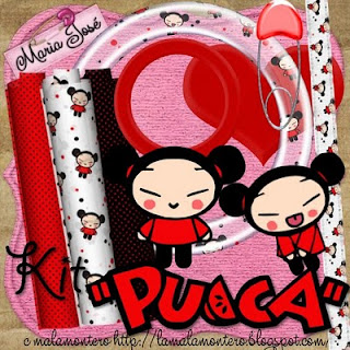 Mini Scrap inspirado en Pucca