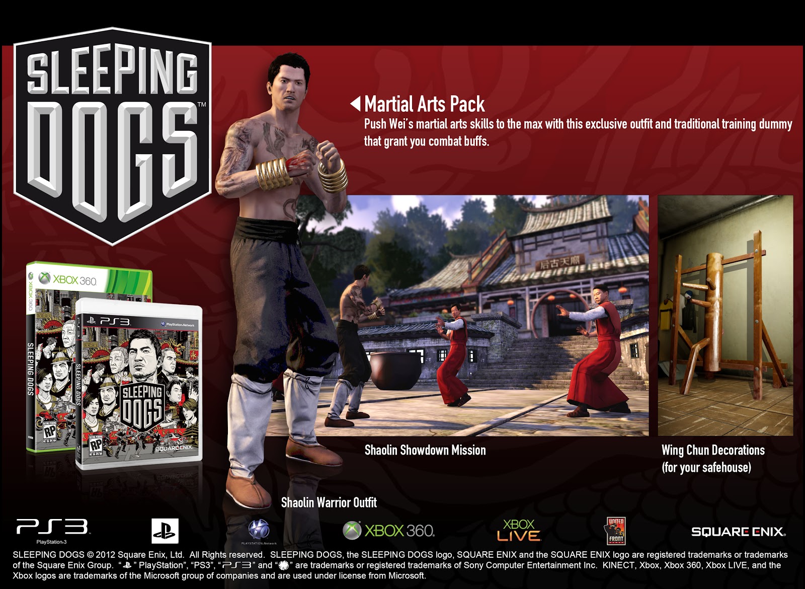 Angry Koala Gear (Vintage) Sleeping Dogs New Dragon Master Pack