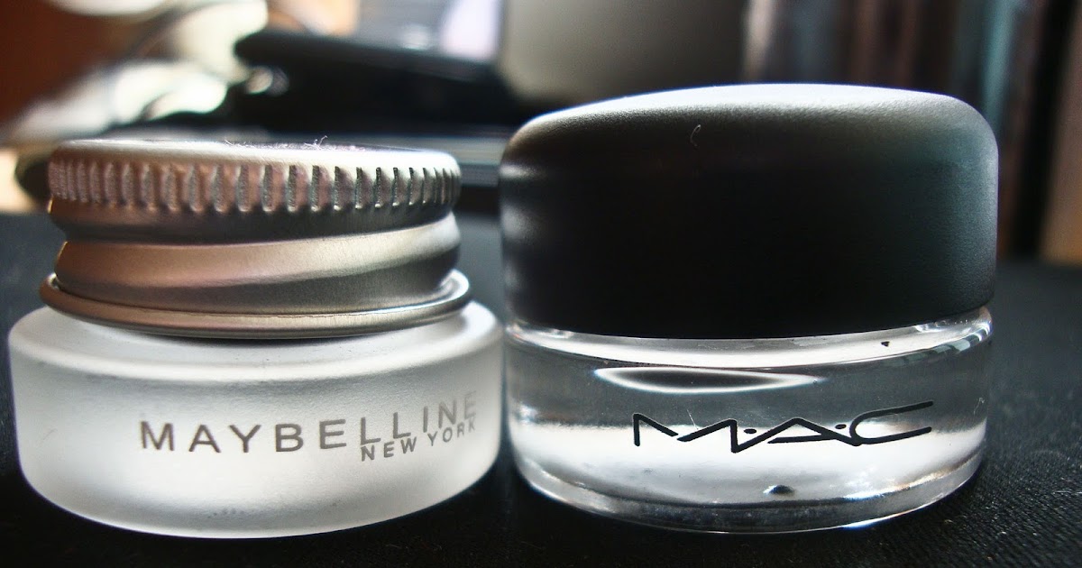 KIKAYSIMARIA Comparison Review Maybelline and Mac Gel Liner