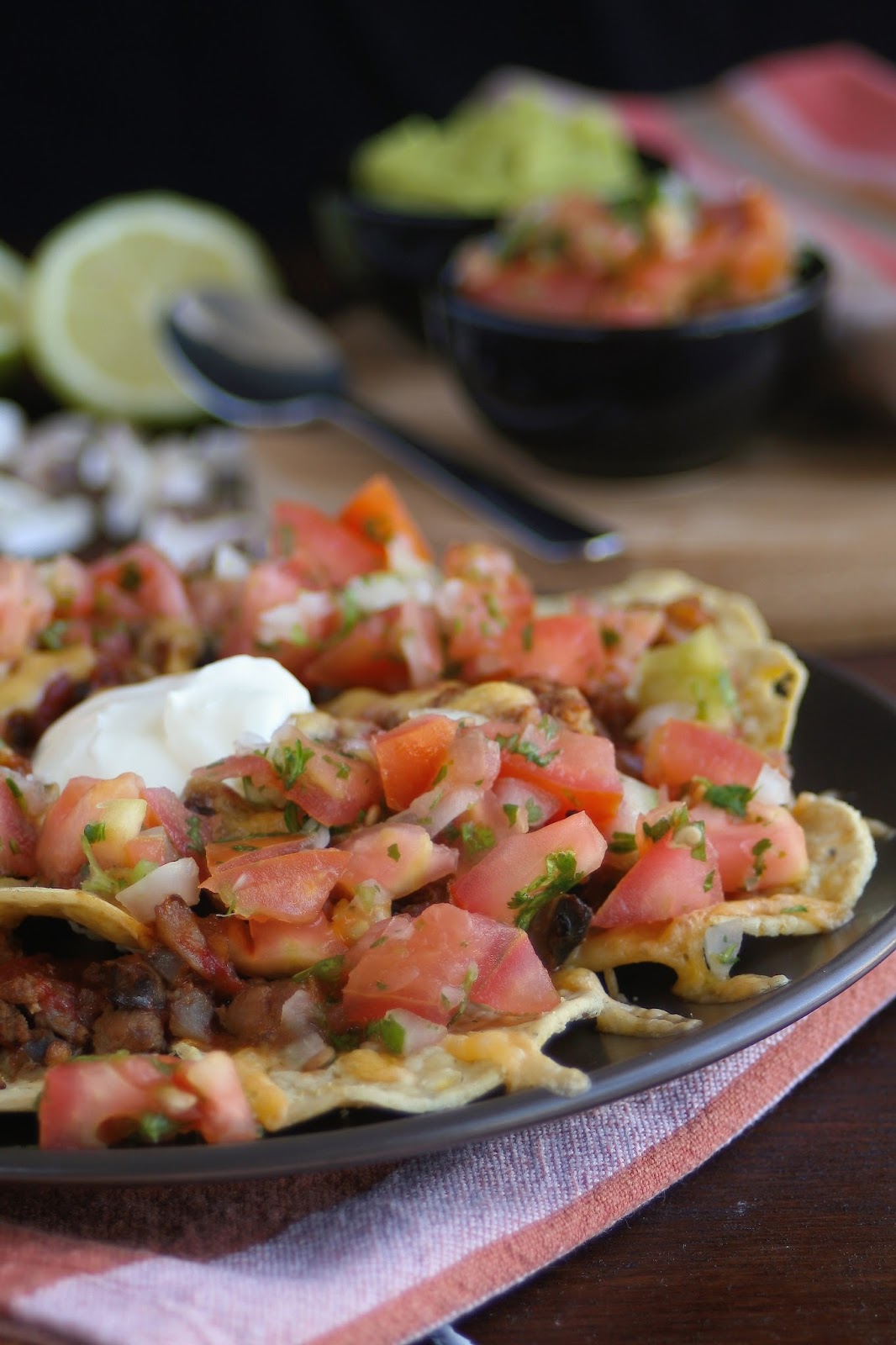 Cupcakes & Couscous Spicy Mushroom Nachos