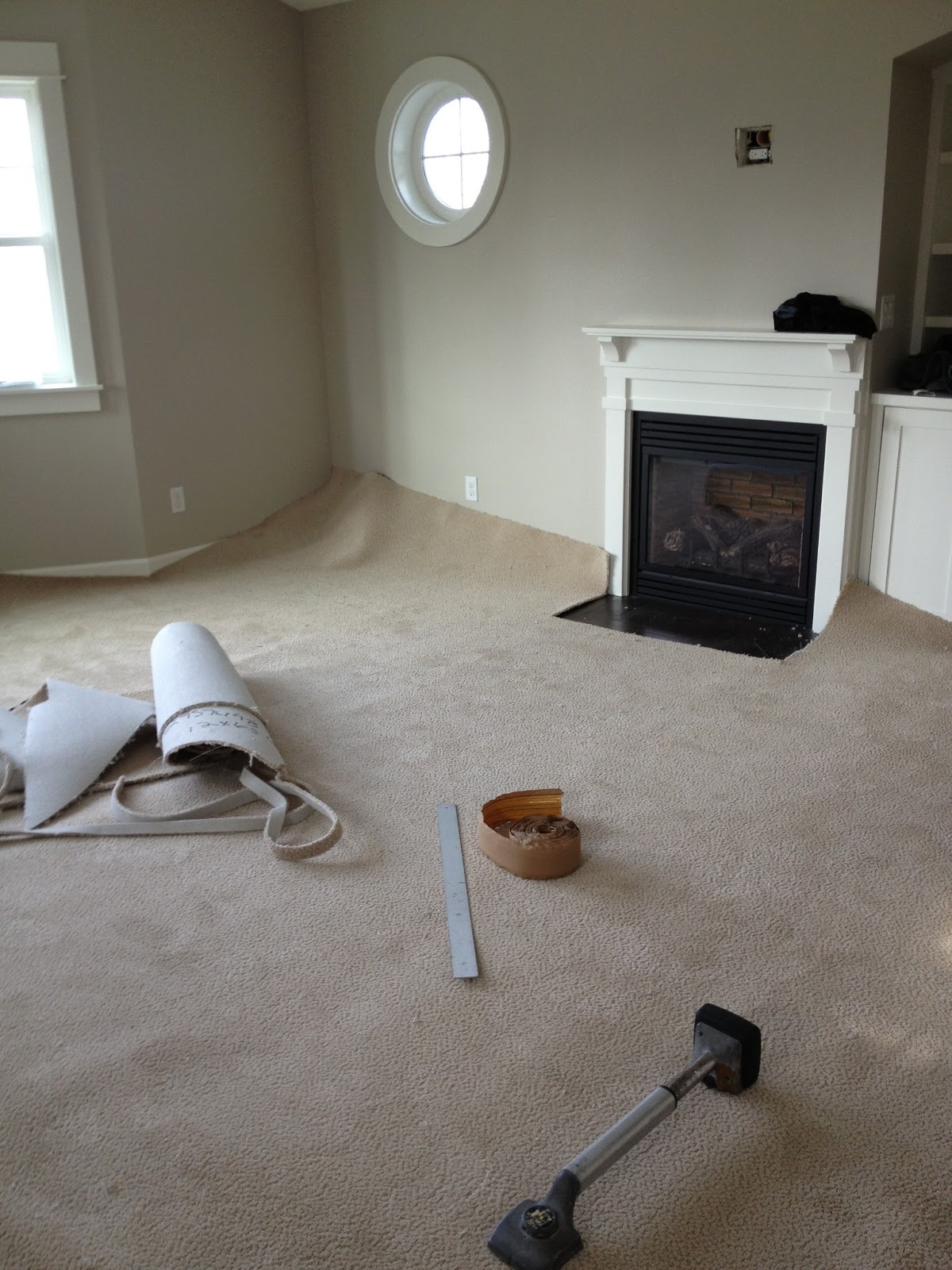 Building our dream home, from the ground up Progress photos carpet