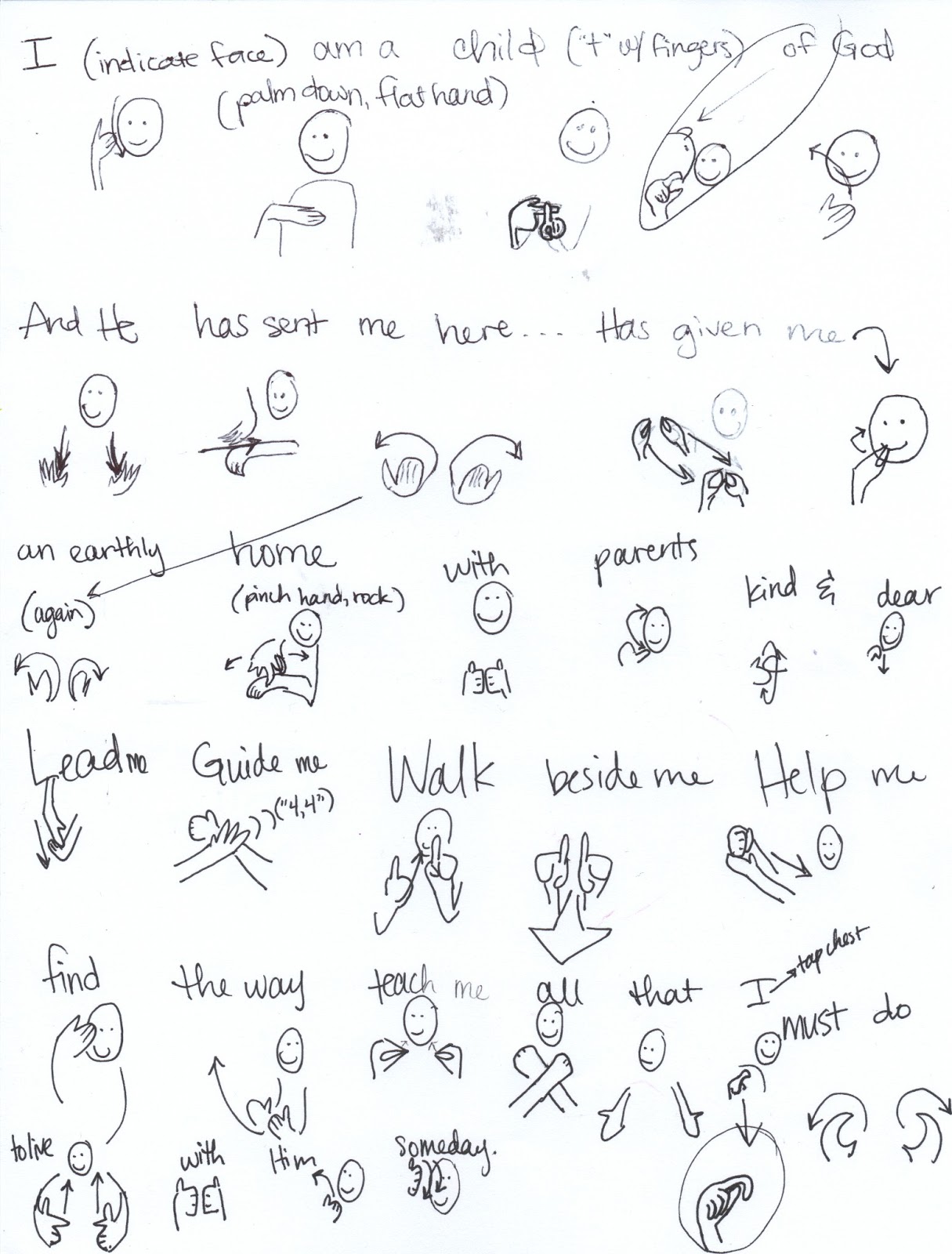 Worksheets Asl Worksheets qaptain mommypants primary asl i am a child of god god