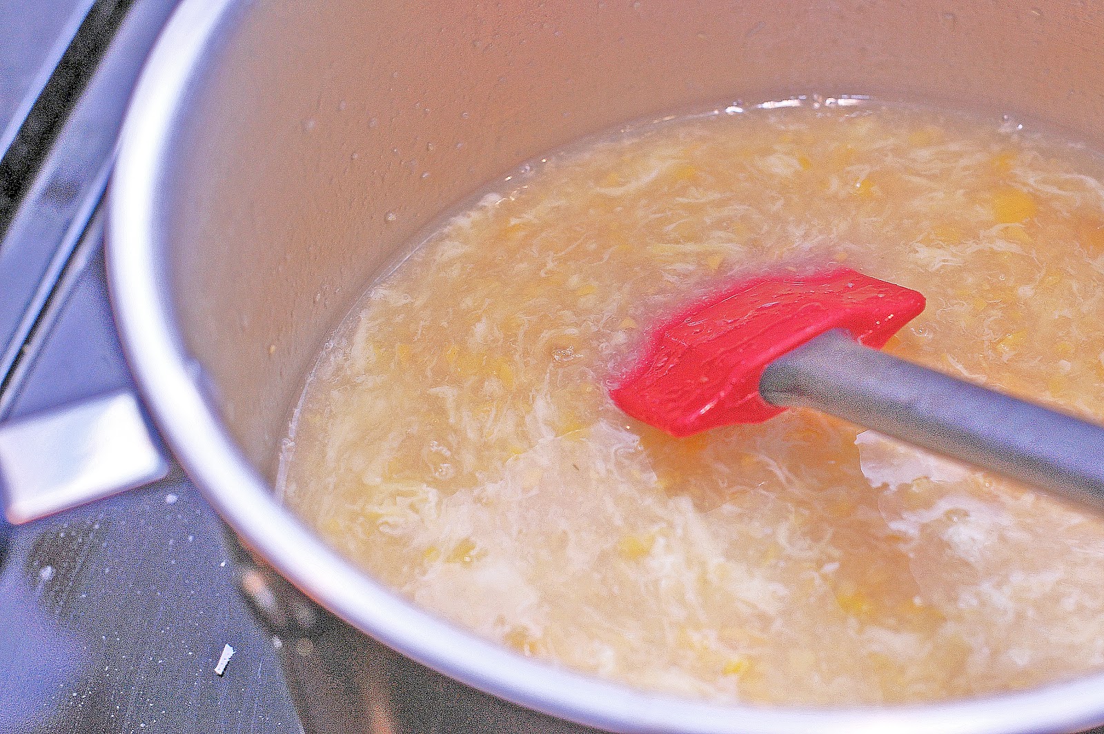 In Michelle's Kitchen Easy Chinese Cream Corn Egg Drop Soup