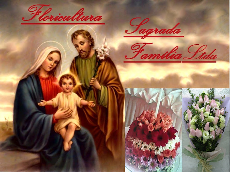 Marca Oficial da floricultura Sagrada Família