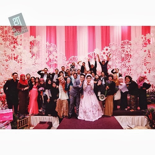 Gambar majlis resepsi pernikahan Fouziah Gous dan Zhafran (31 Photo)