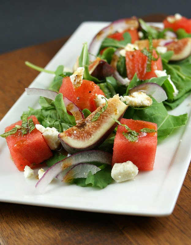 Authentic Suburban Gourmet: Fig, Feta and Watermelon Salad | Secret