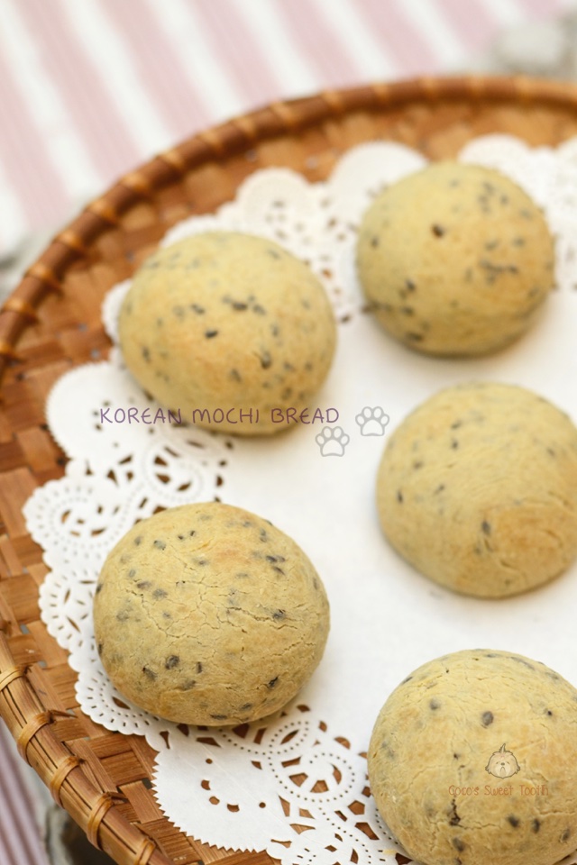 Coco's Sweet Tooth...The Furry Bakers Korean Mochi Bread