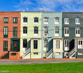 Stratton Place Row Houses. West End. Portland, Maine. May 2012.