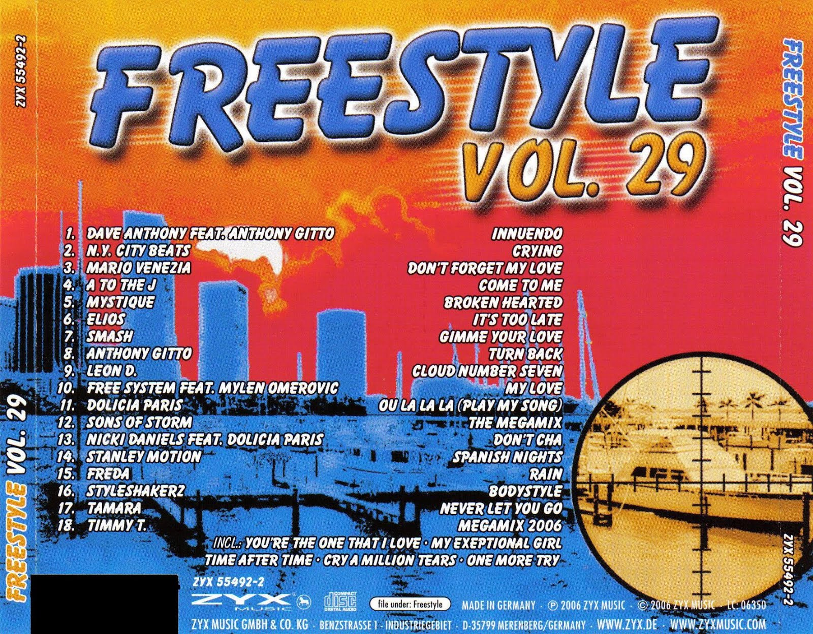 Freestyle Music Freestyle Vol. 29 ZYX Music CD, Comp · 2006 · Germany
