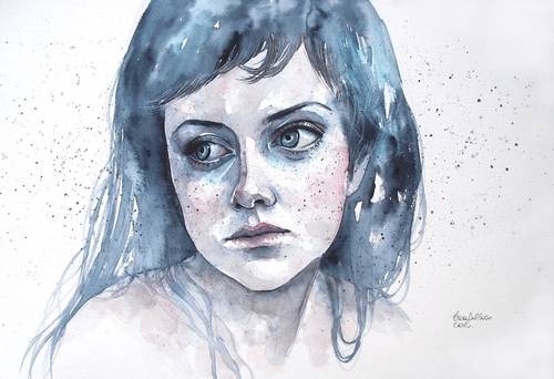 13-Melancholia-Erica-Dal-Maso-Expressing-Emotions-Through-Watercolor-Paintings-www-designstack-co