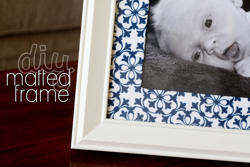 Lovely Little Snippets DIY Matted Frame