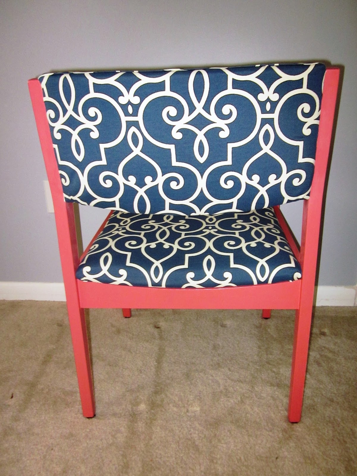 Cape Cod Creativity Color TrendCoral Chair
