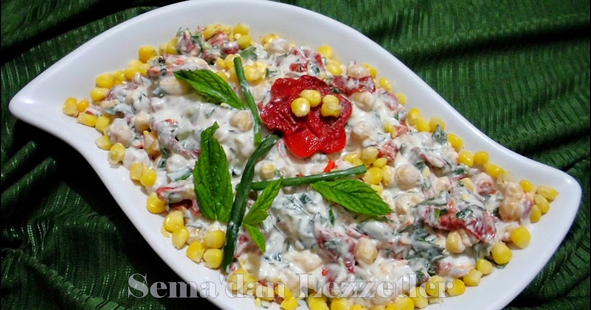 Semadan Lezzetler YOĞURTLU NOHUT SALATASI