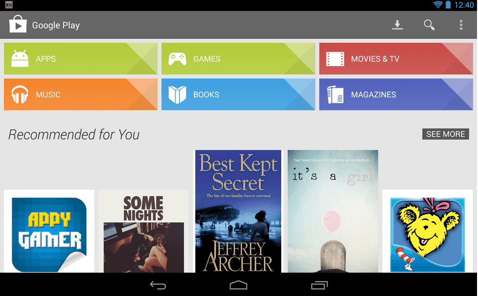 Google Play Store Download Per Tablet Android 4.0