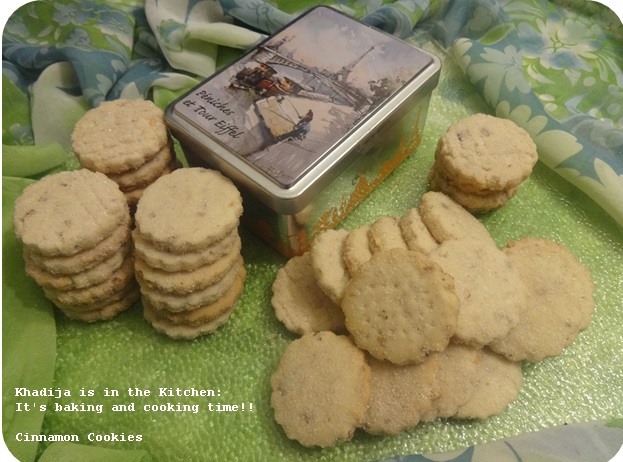 Biscuits À La Cannelle / Cinnamon Cookies / Galletas De Canela
