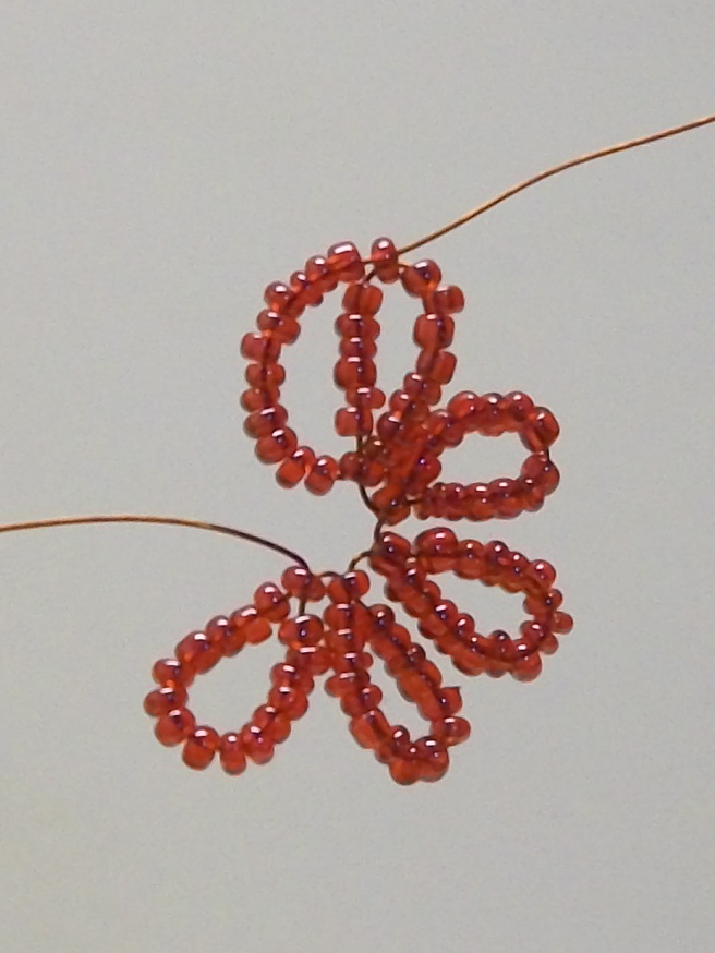 Beading for the very beginners Rose bush