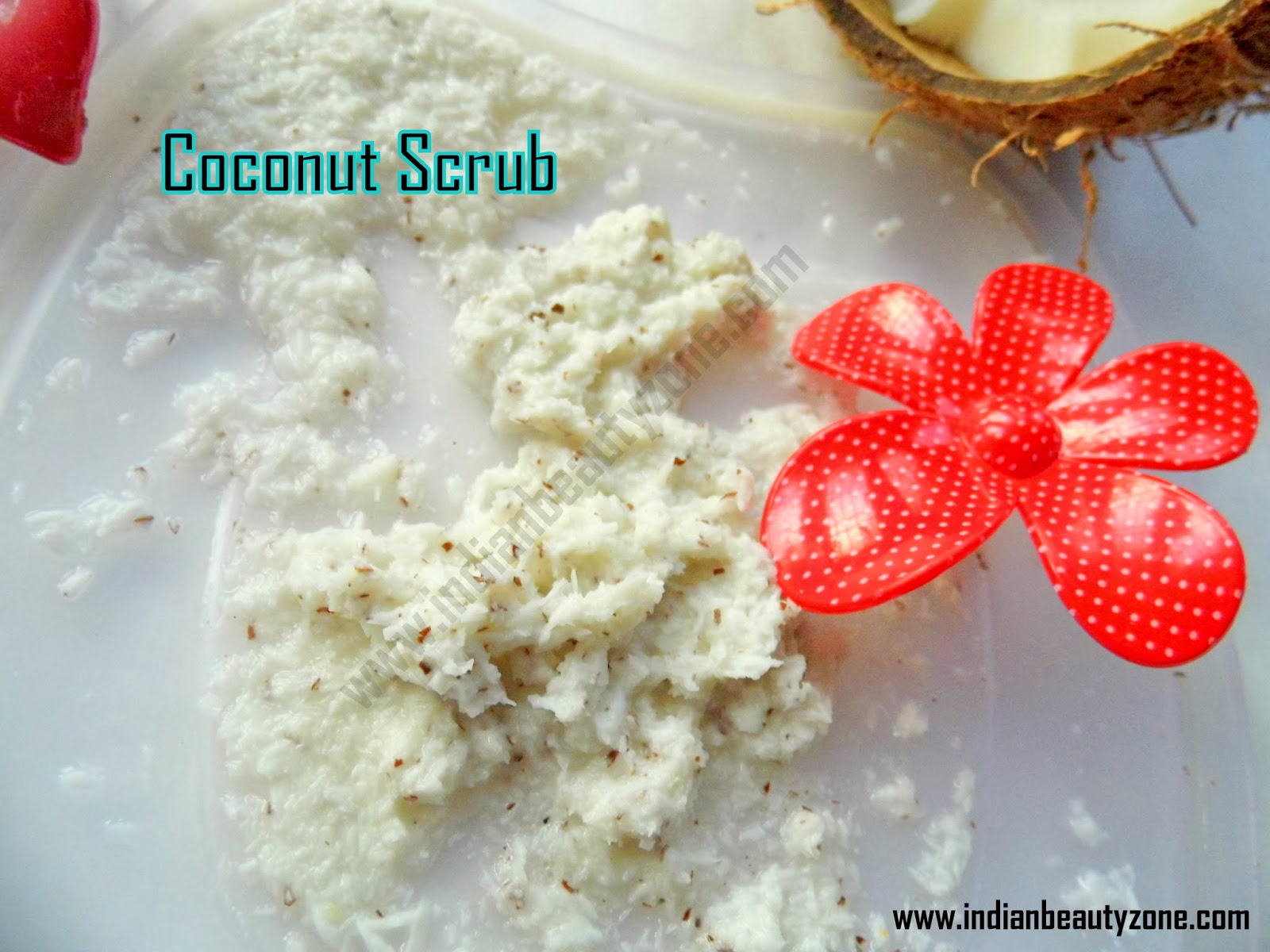 Indian Beauty Zone Coconut Milk and Scrub DIY for winterDry Skin's