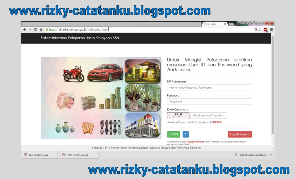 Catatanku5 1a Pengisian Harta Kekayaan Asn Pns Tahun 2015