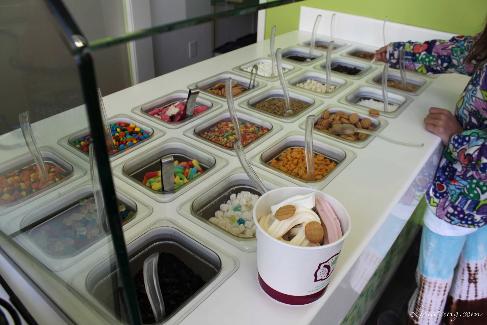 Dang It Delicious Yogurtland...and The Cheesecake Factory at The Grove