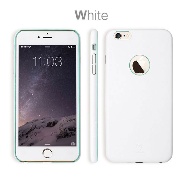147039 เคสหนัง iPhone 6 Plus และ 6s Plus สีขาว
