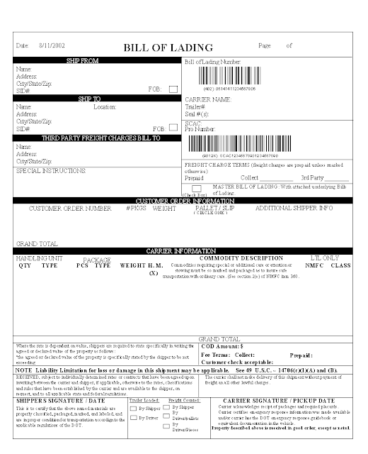 Standard Forwarding Bol Pdf at Jill Unger blog