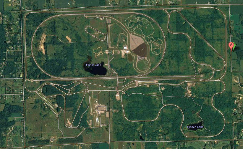 Odd Locations On Google Maps Automobile Test Tracks Ford Romeo