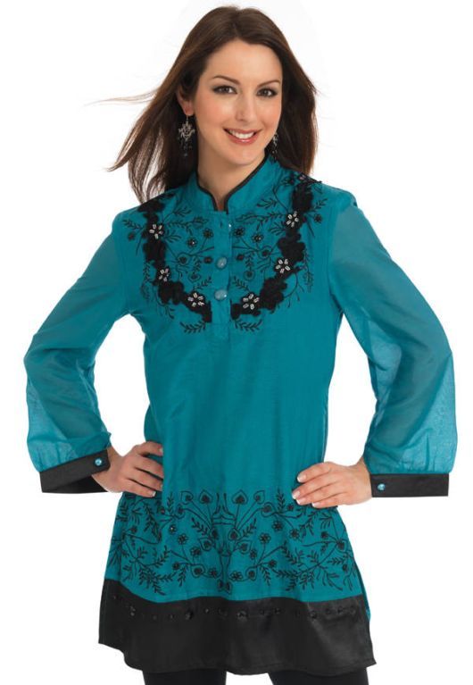 Fashion Girl Modern Shirts for girls with jeans