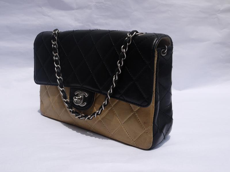 chanel two tone bag