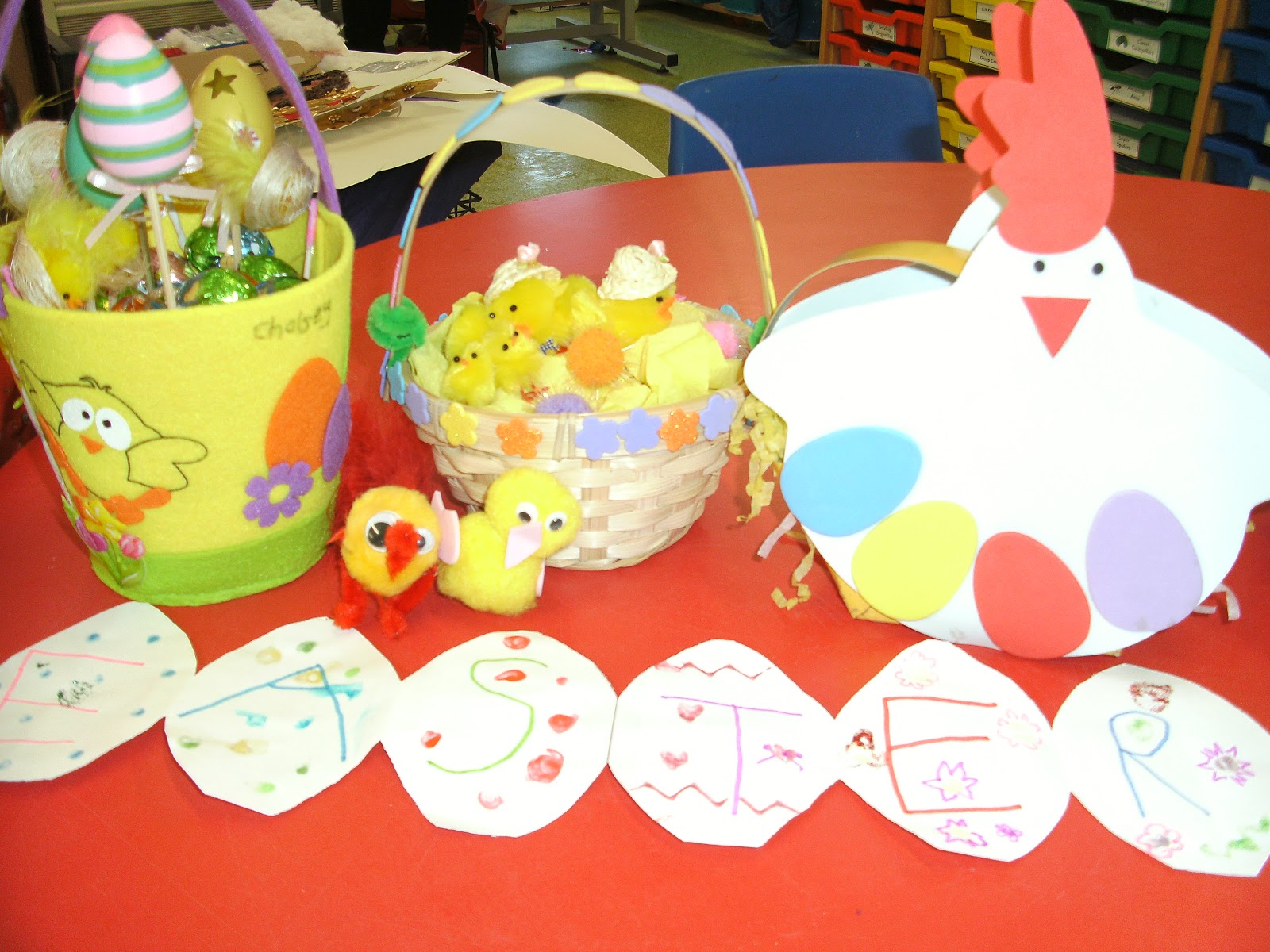 Robin Hood Foundation Stage 2015 2016 Easter Decorations In Nursery