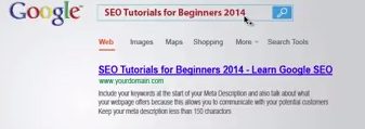 SEO tutorials for beginners 2014