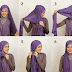 Hijab Tutorial Modern Warna Ungu