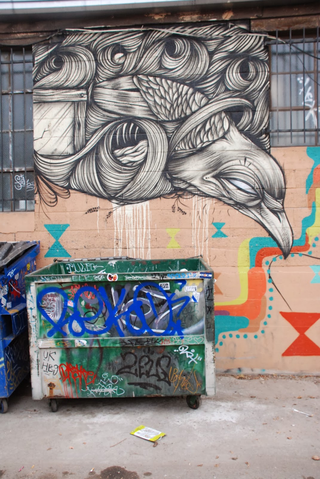 RiNo Larimer Street Art Denver Graffiti Murals (Part 2/2) Rabbit